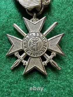 III degree Royal Bulgarian 1915 War Cross Bravery silver medal