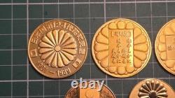 Imperial Family Commemorative Medal Set of 5 Emperor Collection d Condition