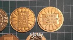 Imperial Family Commemorative Medal Set of 5 Emperor Collection d Condition