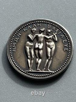 Imperial France Silver Medal 1808 Napoleon Sister Pauline W. 6.81 gram 23 mm