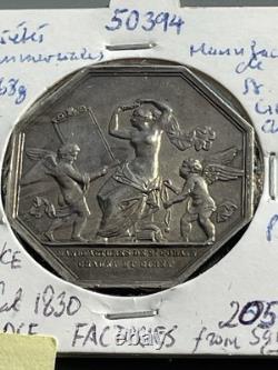 Imperial France Silver Medal 1830 W. 18.63 gram 30 mm Manufactures of Lionn