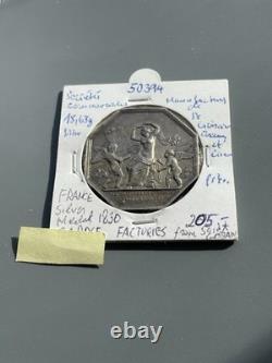 Imperial France Silver Medal 1830 W. 18.63 gram 30 mm Manufactures of Lionn