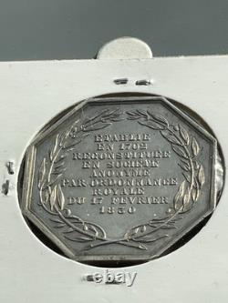 Imperial France Silver Medal 1830 W. 18.63 gram 30 mm Manufactures of Lionn