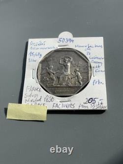 Imperial France Silver Medal 1830 W. 18.63 gram 30 mm Manufactures of Lionn