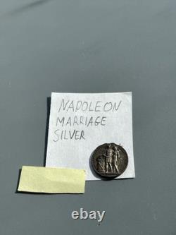 Imperial France Silver Medal Marriage of Napoleon (His lifetime) Paris 14 mm