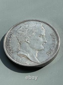 Imperial France Silver Medal Napoleon Coronation W. 41.1 gram 41 mm by Triebaud