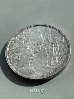 Imperial France Silver Medal Napoleon Coronation W. 41.1 gram 41 mm by Triebaud