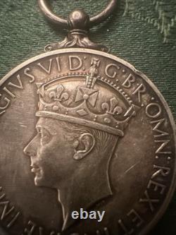 Imperial George Civil Service Medal For Faithful 25 Years Award To A E Jennings