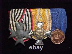 Imperial German 3 Medal Bar Excellent