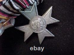 Imperial German 3 Medal Bar Excellent