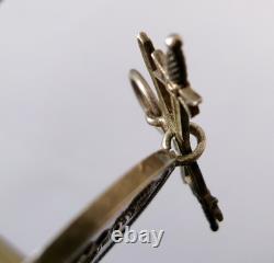 Imperial German Principality of Reuss silver merit medal with swords circa 1914
