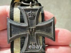Imperial German WWI Iron Cross Second Class Medal MKD with Long Ribbon