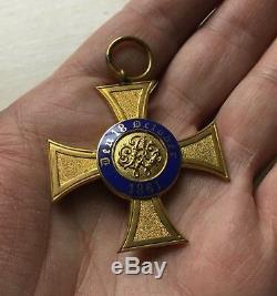 Imperial PRUSSIA, GERMANY, ORDER OF THE CROWN, Medal Cross Badge Original Rare