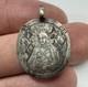 Imperial Russian 84 Silver Icon St Barbara & Archangel Michael Pendant 1.09 g