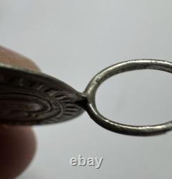 Imperial Russian 84 Silver Icon Svyatogorskaya Bogorod. & St Nikolay Mir. 2.48 g