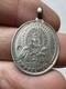 Imperial Russian 84 Silver Pendant Virgin Umilenie & St Seraphim Icon 3.0g