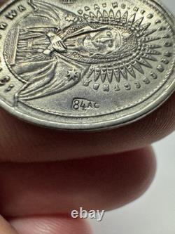 Imperial Russian 84 Silver Pendant Virgin Umilenie & St Seraphim Icon 3.0g