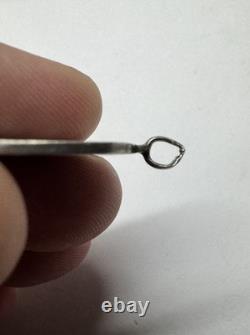 Imperial Russian 84 Silver Pendant Virgin Umilenie & St Seraphim Icon 3.0g