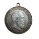Imperial Russian Alexander III Medal 39mm For Bravery & Diligence Silver Tone