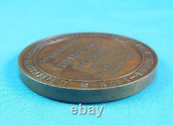 Imperial Russian Russia Antique 1872 Commemorative Large Table Medal