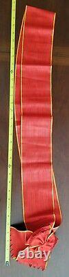 Imperial Russian Sash Ribbon for St. Anna 1st class Order. Medal badge USA ONLY