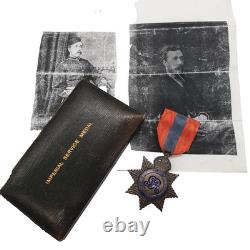 Imperial Service Medal GV Star Thomas R. Langford Photos Orig Clasp 1910 1920