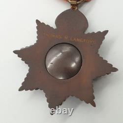 Imperial Service Medal GV Star Thomas R. Langford Photos Orig Clasp 1910 1920