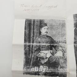 Imperial Service Medal GV Star Thomas R. Langford Photos Orig Clasp 1910 1920