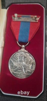 Imperial Service Medal (ISM). It was established in 1902 by King Edward VII