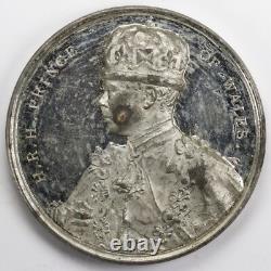 India British 1921-1922 Royal Visit Medal White Metal Edward Prince of Wales
