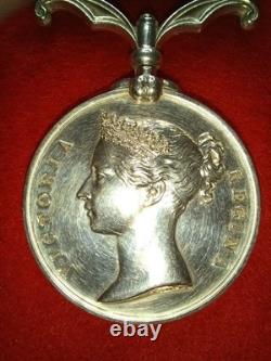 Indian Mutiny Medal 1857-59 (2) clasps awarded to 23rd Royal Welsh Fusiliers