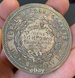 Ireland, Royal Dublin Society, 1883 AR Medal, Awarded To Gerard Morgan, 56mm 63g