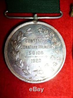 Irish Gallantry Medal Pair to Royal Irish Constabulary, Limerick 1920