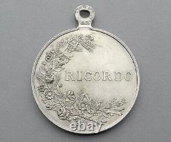 Italy. Royal House Silver Memorial Medal. Ricordo. Vittorio Emanuele III. 1902