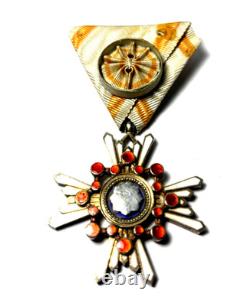 Japan Order of the Rising Sun Medal with Ribbon Imperial Japanese Award