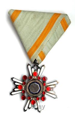 Japan Order of the Sacred Treasure 5th Class Zuihosho Medal Original Ribbon