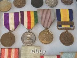 Japanese Imperial Decorations & Medals Full Group / Large Lot / 1894-1945
