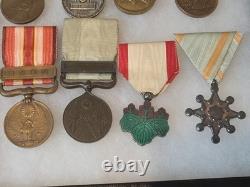 Japanese Imperial Decorations & Medals Full Group / Large Lot / 1894-1945