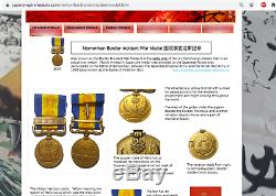 Japanese Imperial Empire 1939 Manchukuo Border Incident Nomonhan War Medal CLEAN