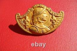 Jeanne D'arc /joan Of Arc Titre Royal Rare Antique French Religious Medal Brooch