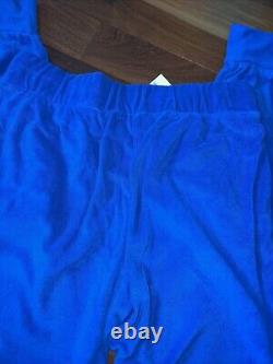 Juicy Couture SMALL Royal Blue Tracksuit Terry Cloth Jacket And Pants Set