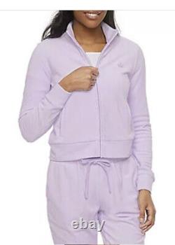Juicy Couture SMALL Royal lilac Tracksuit Terry Cloth Jacket And Pants