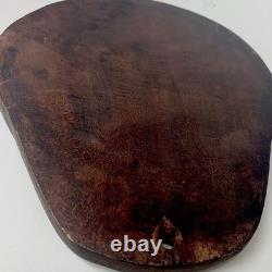 KOREAN IMPERIAL MEDALLION MAPAE 4 HORSES Postal Wall Plaque Wooden Carve Antique