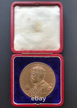 King George V & Queen Mary 1911 Bronze Coronation Medal & Case