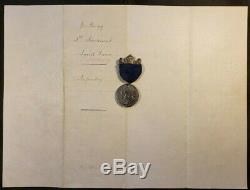 King George V Royal Order Signed On 20/10/1917 & Coronation Medal 06/22/1911