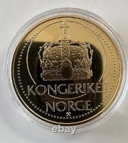 Kingdom of Norway Huge Collection from the Royal Mint 32 Gold Plated Medals