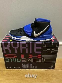 Kyrie 6 Team Black Game Royal Nike Basketball Shoes Irving CK5869-003 Size 8
