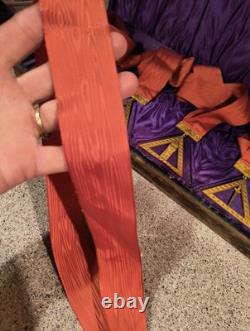 Lot Of 6 Vintage Royal Arch Mason Officer Jewels Medal/Ribbon Set WithWooden Case