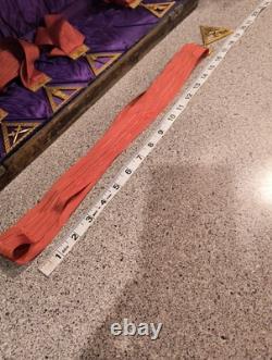 Lot Of 6 Vintage Royal Arch Mason Officer Jewels Medal/Ribbon Set WithWooden Case