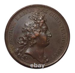 Louis XIV Bronze Medal 1672 Passage of the Rhine Mauger France